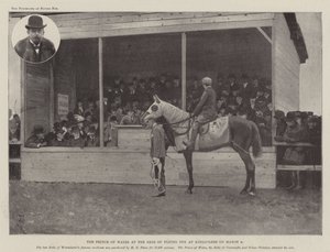 The Prince of Wales at the Sale of Flying Fox at Kingsclere on 8 March 